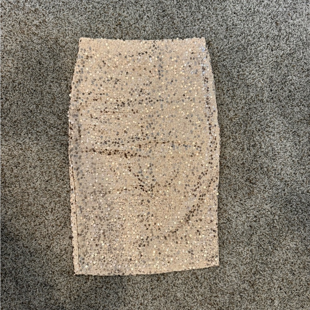 Sequins pencil skirt